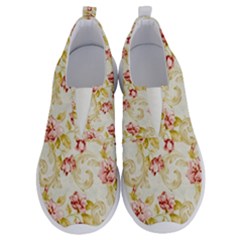 Background Pattern Flower Spring No Lace Lightweight Shoes
