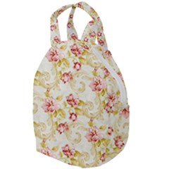 Background Pattern Flower Spring Travel Backpack