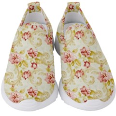 Background Pattern Flower Spring Kids  Slip On Sneakers