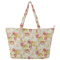 Background Pattern Flower Spring Full Print Shoulder Bag