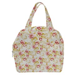Background Pattern Flower Spring Boxy Hand Bag