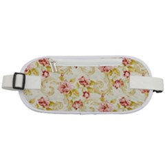 Background Pattern Flower Spring Rounded Waist Pouch