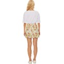 Background Pattern Flower Spring Mini Front Wrap Skirt View4