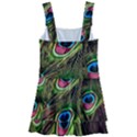 Peacock Feathers Color Plumage Kids  Layered Skirt Swimsuit View2
