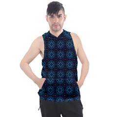 Floral Pattern Geometric Pattern Men s Sleeveless Hoodie