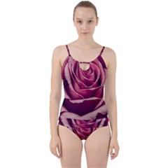 Beautiful Beauty Flower Bloom Cut Out Top Tankini Set