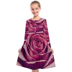 Beautiful Beauty Flower Bloom Kids  Midi Sailor Dress