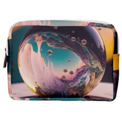 Crystal Ball Glass Sphere Lens Ball Make Up Pouch (medium) by Vaneshop