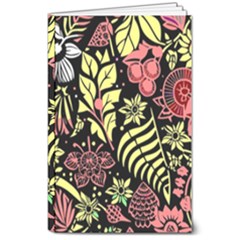 Flower Leaves Floral Flora Nature 8  X 10  Softcover Notebook by Vaneshop