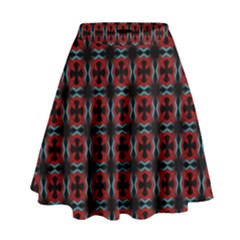 Pattern Design Artistic Decor High Waist Skirt