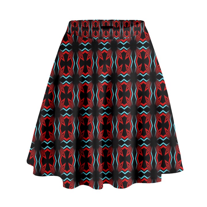 Pattern Design Artistic Decor High Waist Skirt