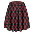 Pattern Design Artistic Decor High Waist Skirt View2