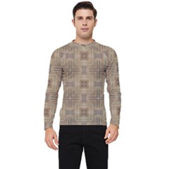 Abstract Wood Design Floor Texture Men s Long Sleeve Rash Guard by Celenk