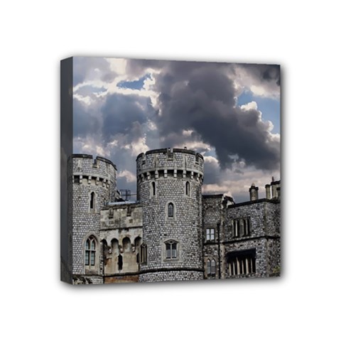 Castle Building Architecture Mini Canvas 4  X 4  (stretched) by Celenk