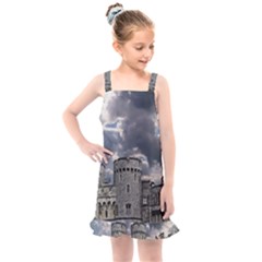 Castle Building Architecture Kids  Overall Dress