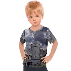 Castle Building Architecture Kids  Sports Tee