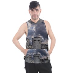 Abstract Wood Design Floor Texture Men s Sleeveless Hoodie