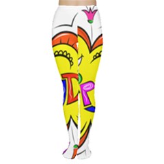 Happy Happiness Child Smile Joy Tights by Celenk