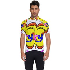 Happy Happiness Child Smile Joy Men s Short Sleeve Cycling Jersey by Celenk
