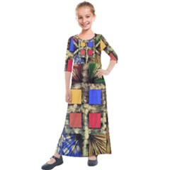 Fb9e6132-103b-4b96-af9a-0876c8fd7fcd 52d9a5da-4aa4-4d33-9cf4-486d48c5bb52 Kids  Quarter Sleeve Maxi Dress by Rbudhiya