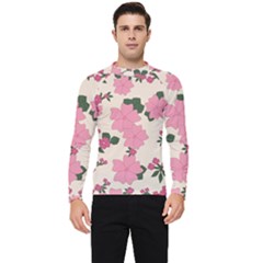 Floral Vintage Flowers Men s Long Sleeve Rash Guard by Dutashop