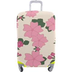 Floral Vintage Flowers Luggage Cover (large) by Dutashop