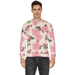 Floral Vintage Flowers Men s Fleece Sweatshirt