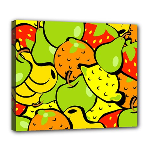 Fruit Food Wallpaper Deluxe Canvas 24  X 20  (stretched)