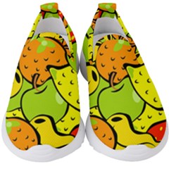 Fruit Food Wallpaper Kids  Slip On Sneakers