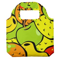 Fruit Food Wallpaper Premium Foldable Grocery Recycle Bag by Dutashop