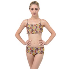 Sea Turtle Sea Life Pattern Layered Top Bikini Set by Dutashop