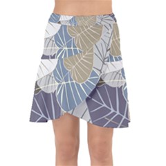 Ackground Leaves Desktop Wrap Front Skirt