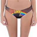 Rainbow Color Reversible Hipster Bikini Bottoms View1