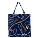 Chains-seamless-pattern Grocery Tote Bag View1