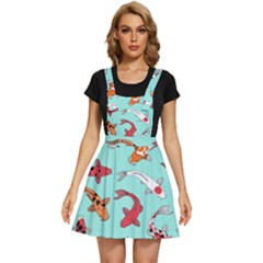 Pattern-with-koi-fishes Apron Dress by uniart180623