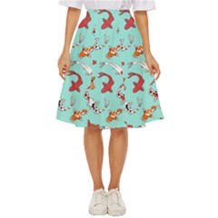 Pattern-with-koi-fishes Classic Short Skirt by uniart180623