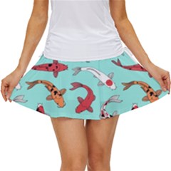 Pattern-with-koi-fishes Women s Skort by uniart180623