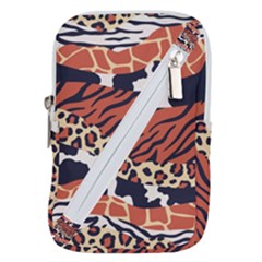 Mixed-animal-skin-print-safari-textures-mix-leopard-zebra-tiger-skins-patterns-luxury-animals-textur Belt Pouch Bag (small) by uniart180623