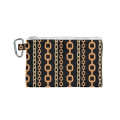 Gold-chain-jewelry-seamless-pattern Canvas Cosmetic Bag (small) by uniart180623