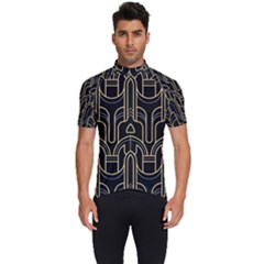 Art-deco-geometric-abstract-pattern-vector Men s Short Sleeve Cycling Jersey by uniart180623