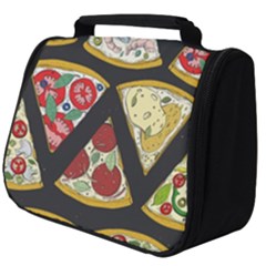 Vector-seamless-pattern-with-italian-pizza-top-view Full Print Travel Pouch (big) by uniart180623