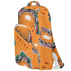 Seamless-pattern-with-taco Double Compartment Backpack by uniart180623