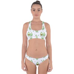 Cute-seamless-pattern-with-avocado-lovers Cross Back Hipster Bikini Set by uniart180623