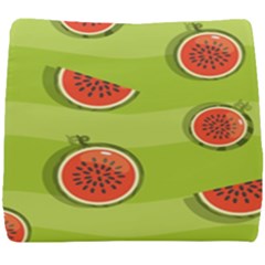 Seamless-background-with-watermelon-slices Seat Cushion by uniart180623