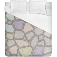 Cartoon-colored-stone-seamless-background-texture-pattern Duvet Cover (california King Size)