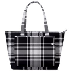 Pixel-background-design-modern-seamless-pattern-plaid-square-texture-fabric-tartan-scottish-textile- Back Pocket Shoulder Bag 