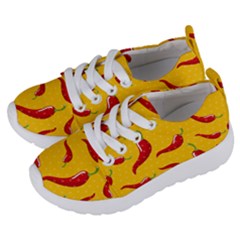 Chili-vegetable-pattern-background Kids  Lightweight Sports Shoes