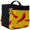 Chili-vegetable-pattern-background Make Up Travel Bag (Big) View1