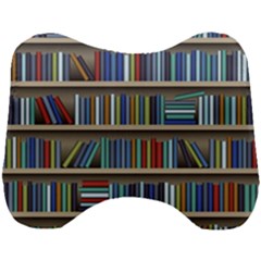 Bookshelf Head Support Cushion by uniart180623