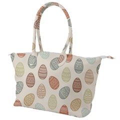 Seamless-pattern-colorful-easter-egg-flat-icons-painted-traditional-style Canvas Shoulder Bag by uniart180623